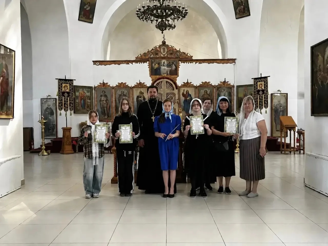 Награждение участников конкурса «Детская Пасха»